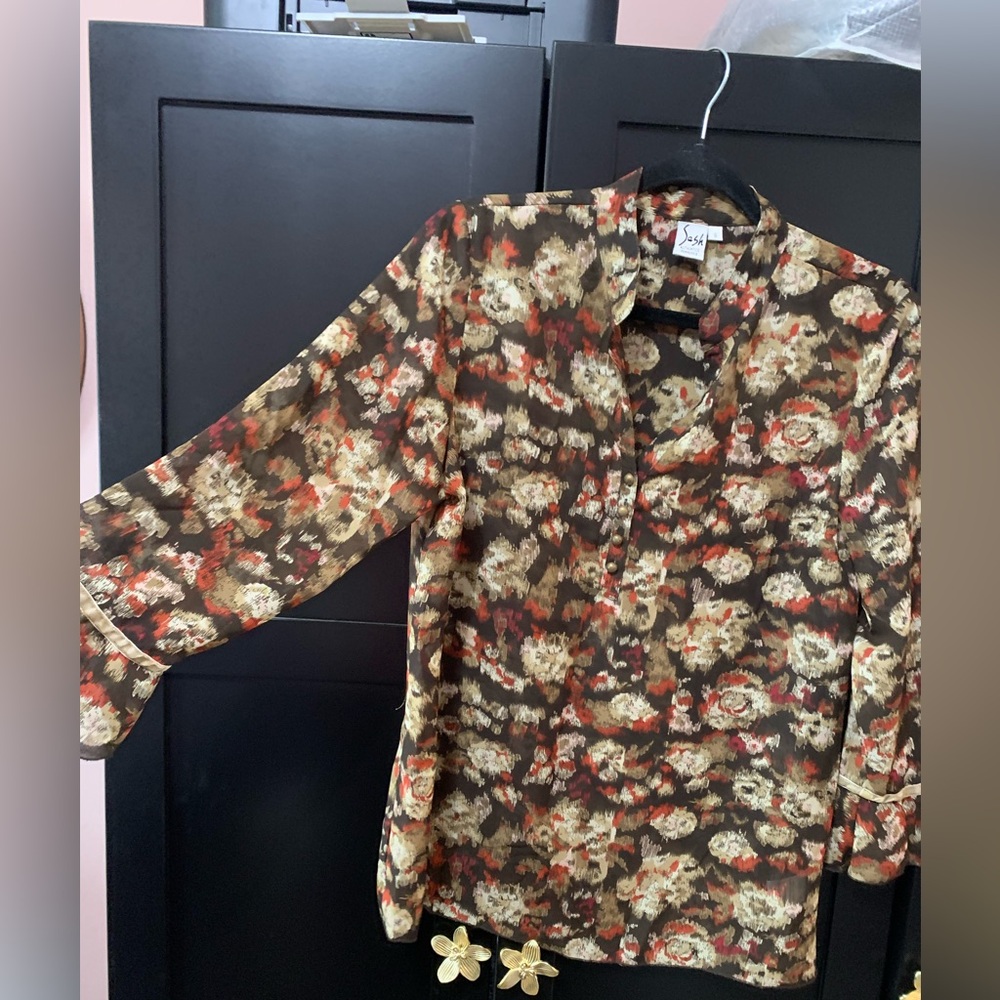 Sash,blouse,size small,classic,feminine,office,workwear,flirty